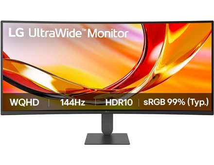 LG 34U620B-B UltraWide | 34 " | VA | WQHD | 21:9 | 144 Hz | 5 ms | 3440 x 1440 pixels | 300 cd/m² | HDMI ports quantity 2