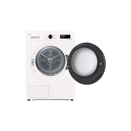 LG Dryer Machine | RHX1009NWB | Energy efficiency class C | Front loading | 9 kg | LED | Heat pump | Depth 66 cm | Wi-Fi | White - Image 2