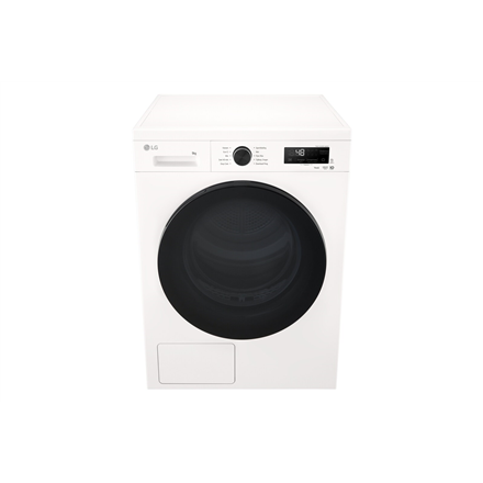 LG Dryer Machine | RHX1009NWB | Energy efficiency class C | Front loading | 9 kg | LED | Heat pump | Depth 66 cm | Wi-Fi | White - Image 3