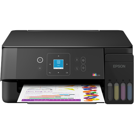 Epson EcoTank | L3362 | Inkjet | Colour | Multifuction Printer | A4 | Wi-Fi | Black - Image 3