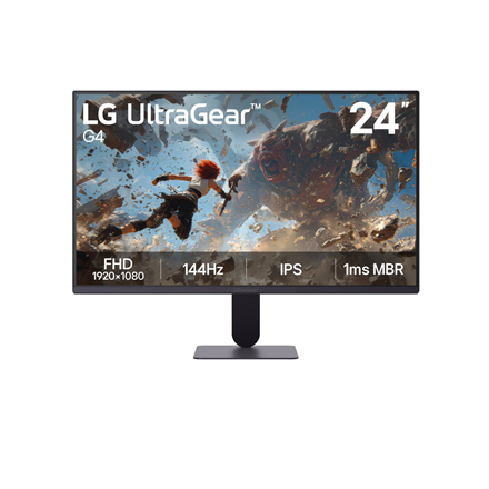 LG 24G411B-B | 24 " | IPS | FHD | 16:9 | 144 Hz | 1 ms | 1920 x 1080 pixels | 250 cd/m² | HDMI ports quantity 1 - Image 2