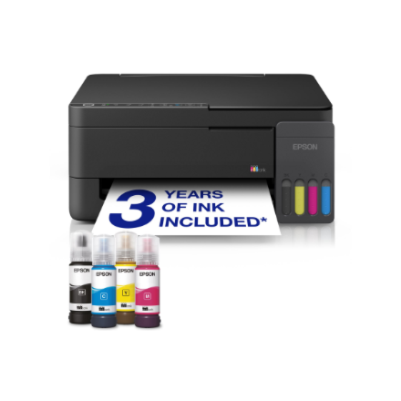 Epson EcoTank | L3350 | Inkjet | Colour | Multifuction Printer | A4 | Wi-Fi | Black - Image 2