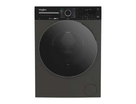 Whirlpool | Washing machine | WPM 87G ADS EE | Energy efficiency class A | Front loading | Washing capacity 8 kg | 1400 RPM | Depth 55 cm | Width 60 cm | Display | Digital | Manhattan Grey