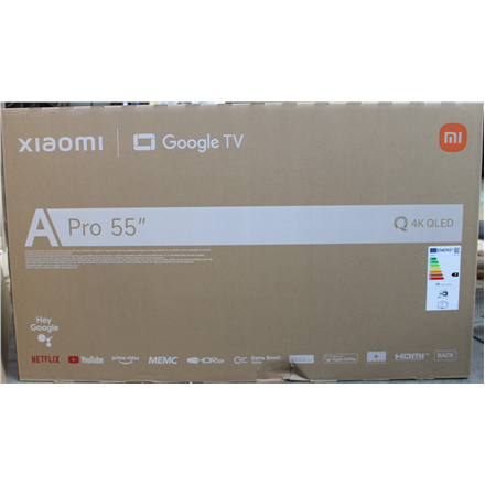 SALE OUT. Xiaomi QLED TV A Pro 2026 55'' | Xiaomi QLED TV A Pro 2026 | 55 | Smart TV | Google TV | 4K UHD | DAMAGED PACKAGING - Image 2