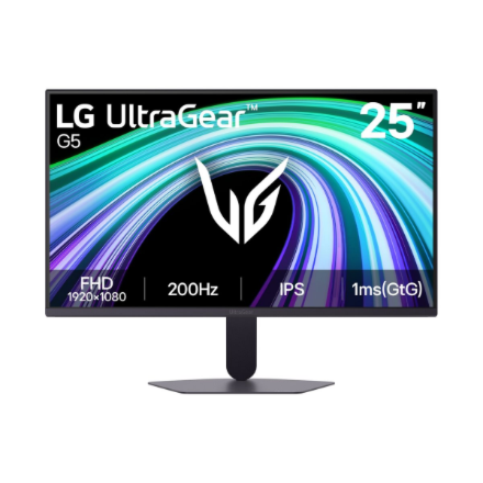 LG 25G523B-B UltraGear | 25 " | IPS | FHD | 16:9 | 200 Hz | 1 ms | 1920 x 1080 pixels | 300 cd/m² | HDMI ports quantity 2 - Image 2