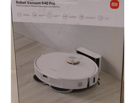 SALE OUT. Xiaomi Robot Vacuum S40 Pro EU | Xiaomi Robot Vacuum S40 Pro EU | Wet&Dry | 5200 mAh | Dust capacity 0.43 L | 15000 Pa | White | DAMAGED PACKAGING, SCRATCHED, DIRTY, REPAIRED | 20 month(s)