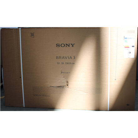 SALE OUT. Sony K55S35B Bravia 3 55" (139cm) 4K Ultra HD Smart Google D-LED TV | SALE OUT. Sony K-55S3 | 55" (139 cm) | Android | UHD | Black | DAMAGED PACKAGING - Image 2