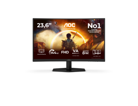 AOC C24G42FE 24“ 1920x1080/16:9/300 cd/m²/4ms/HDMI, DisplayPort, Headphone out | AOC