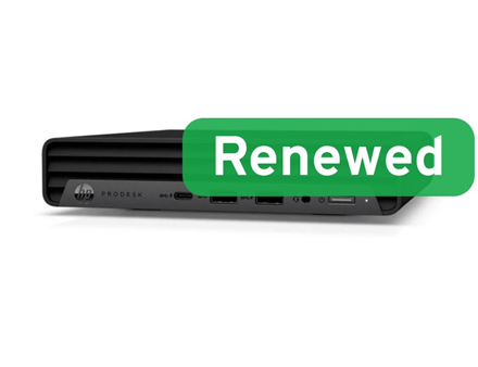 HP Renewed Grade A | ProDesk 400 G6 Desktop Mini | Intel Core i5 | i5-10500T | 16 GB | SSD | 256 GB | Intel UHD Graphics 630 | Windows 11 Pro