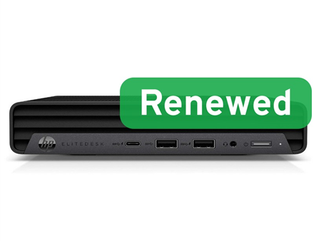 HP Renewed Grade A | EliteDesk 800 G6 Desktop Mini | Intel Core i5 | i5-10500 | 8 GB | SSD | 256 GB | Intel UHD Graphics 630 | Windows 11 Pro
