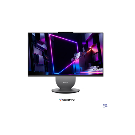 Lenovo Yoga AIO 27IPH11 27 QHD ULT7-356H/32GB/1TB/Intel Graphics/WIN11 Home/Nordic kbd/Luna Grey/2Y Warranty | Lenovo - Image 2