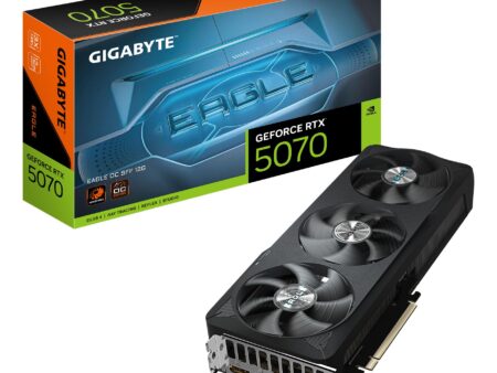 Graphics Card GIGABYTE NVIDIA GeForce RTX 5070 12 GB GDDR7 192 bit PCIE 5.0 16x GPU 2587 MHz Triple slot Fansink 1xHDMI 3xDisplayPort GV-N5070EAGLEOC-12GD