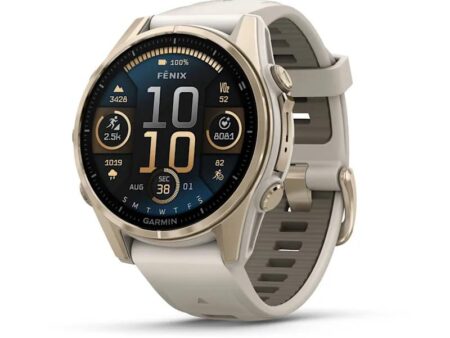 SMARTWATCH FENIX 8 SAPPHIRE/SOFT GOLD 010-02903-11 GARMIN