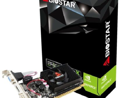 Graphics Card BIOSTAR NVIDIA GeForce 210 1 GB DDR3 64 bit PCIE 2.0 16x Memory 1333 MHz GPU 589 MHz Single Slot Fansink 1x15pin D-sub 1xDVI-D 1xHDMI VN2103NHG6