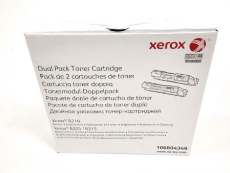 Cartridge Xerox 106R04349 BK OEM 2-pack
