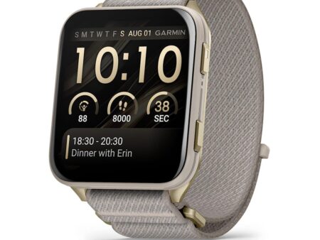SMARTWATCH VENU X1/GOLD/TITAN 010-02980-09 GARMIN