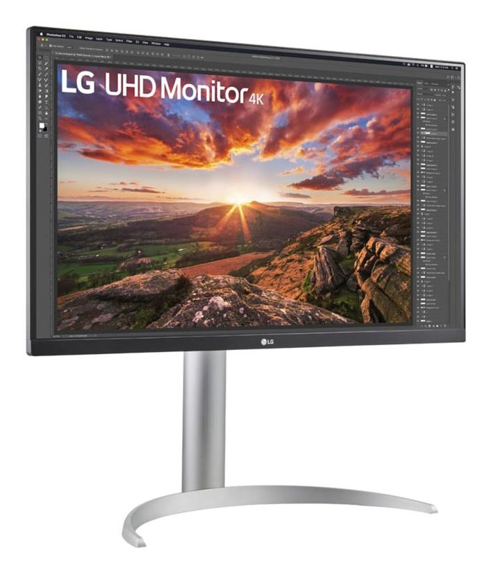 LCD Monitor LG 27UP850K-W 27" Gaming Panel IPS 3840x2160 16:9 60 Hz 5 ms Pivot Height adjustable Tilt Colour Black 27UP850K-W - Image 3