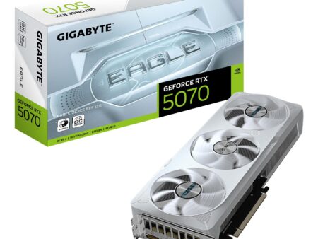 Graphics Card GIGABYTE NVIDIA GeForce RTX 5070 12 GB GDDR7 192 bit PCIE 5.0 16x GPU 2587 MHz Triple slot Fansink 1xHDMI 3xDisplayPort GV-N5070EAGLEOCICE-12GD