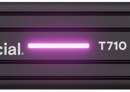 SSD CRUCIAL T710 2TB M.2 PCIe Gen5 NVMe Write speed 13800 MBytes/sec Read speed 14500 MBytes/sec TBW 1200 TB CT2000T710SSD5