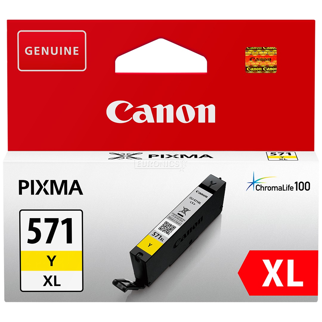 Ink Cartridge Canon CLI-571XL (0334C001) YL 11ml OEM