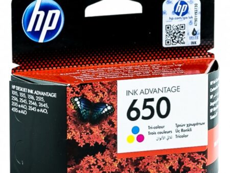 Ink Cartridge HP No.650 (CZ102AE) CMY 200p. OEM