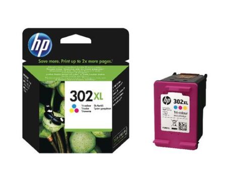 Ink Cartridge HP No.302XL (F6U67AE) CMY 330p. OEM