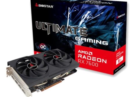 Graphics Card BIOSTAR AMD Radeon RX 7600 2318 MHz 8 GB GDDR6 128 bit PCI Express 4.0 Active VA76S6RM81