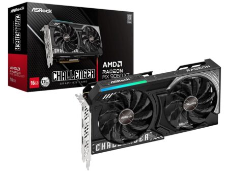 Graphics Card ASROCK AMD Radeon RX 9060 XT 16 GB GDDR6 128 bit PCIE 5.0 16x Dual Slot Fansink RX9060XTCL16GO