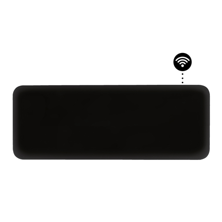 Mill Invisible Smart WiFi Heater | PA1300WIFI4B | Panel Heater | 1300 W | Suitable for rooms up to 15-19 m² | Black | IPX4 - Image 3