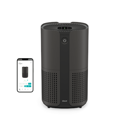 Duux Smart Air Purifier | Bright 2 | 22 W | Suitable for rooms up to 42 m² | Black - Image 2