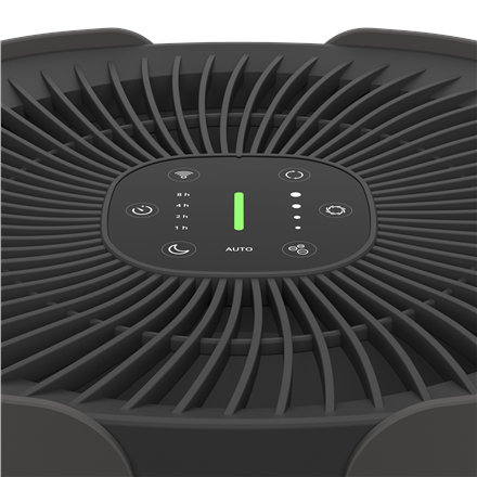 Duux Smart Air Purifier | Bright 2 | 22 W | Suitable for rooms up to 42 m² | Black - Image 4