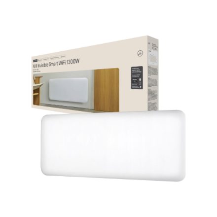 Mill Invisible Smart WiFi Heater | PA1300WIFI4 | Panel Heater | 1300 W | Suitable for rooms up to 15-19 m² | White | IPX4 - Image 2