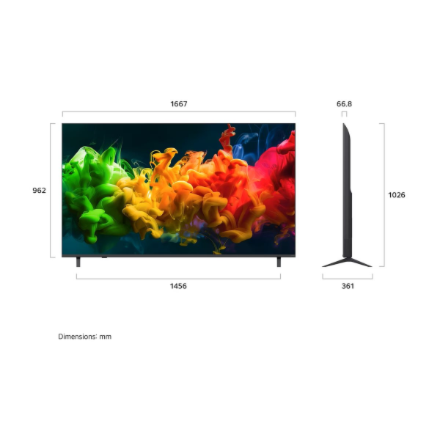 LG QNED 4K evo AI Mini LED TV | 75QNED8EB3A | 75 | Smart TV | webOS | UHD | Black - Image 3