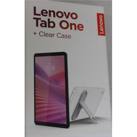 SALE OUT. Lenovo Tab One 8.7 HD Touch MediaTek Helio G85/4GB/64GB/Arm Mali-G52/Android 14/Grey/2Y Warranty | SALE OUT. | Lenovo Tab One Wi-Fi (without power adapter) | ZAF00254SE | 8.7 " | Luna Grey | IPS | 1340 x 800 pixels | MediaTek | Helio G85 | 4 GB | Soldered LPDDR4x | 64 GB | Wi-Fi | Front camera | 2 MP | Rear camera | 8 MP | Bluetooth | 5.3 | Android | 14 or Later | Warranty 24 month(s) | Clear Case, USB-A to USB-C cable, Manual | DEMO