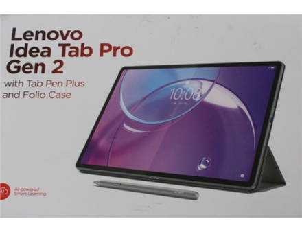 SALE OUT. Lenovo Idea Tab Pro Gen 2 13 3K Qualcomm SD 8S Gen 4/8GB/256GB/Android/2Y Warranty | SALE OUT. | Lenovo Idea Tab Pro Gen 2 (w/o power adapter) | ZAHD0621SE | 12.7 " | Luna Grey | LCD | 2944 x 1840 pixels | Qualcomm | Snapdragon 8s Gen 4 | 8 GB | 256 GB | Wi-Fi | Front camera | 8 MP | Rear camera | 13 MP | Bluetooth | 5.3 | Android | 14 (Upgradable until Android 16) | Warranty 24 month(s) | USB-C charging cable, Quick-Start Guide & Safety, Warranty, MicroSD Tray Pin | DEMO
