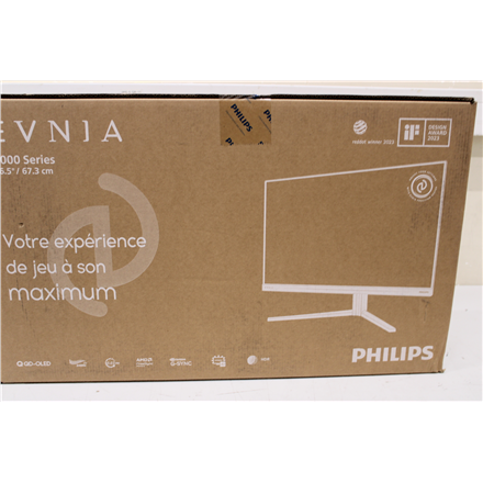 SALE OUT. PHILIPS 27M2N6501L/00 27" 2560x1440/16:9/0.03ms/400cd/m²/HDMI DisplayPort Headphone out | SALE OUT. | Philips 27M2N6501L/00 | 27 " | QD-OLED | 16:9 | 240 Hz | 0.03 ms | 2560 x 1440 pixels | 400 cd/m² | HDMI ports quantity 2 | White | Warranty 24 month(s) | DAMAGED PACKAGING - Image 2