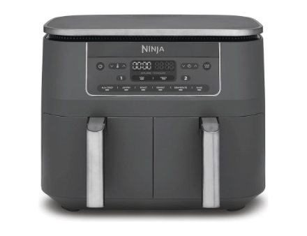 NINJA Double hot air fryer | DZ300EU | Power 2400 W | Capacity 7.6 L | Grey