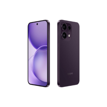 OPPO Reno16 F 5G (CPH2859) | Purple Black | 6.57 " | AMOLED | 2372 x 1080 pixels | Mediatek | Dimensity 7300 Energy | Internal RAM 8 GB | 256 GB | Dual SIM | 5G | Main camera resolution 50+50+8 MP | Secondary camera resolution 50 MP | Android | 16 - Image 2