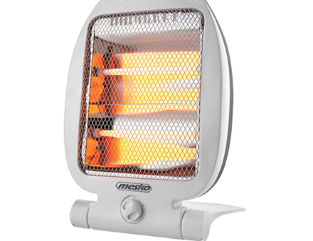 Mesko | Heater | MS 7710 | Halogen Heater | 800 W | Number of power levels 2 | White