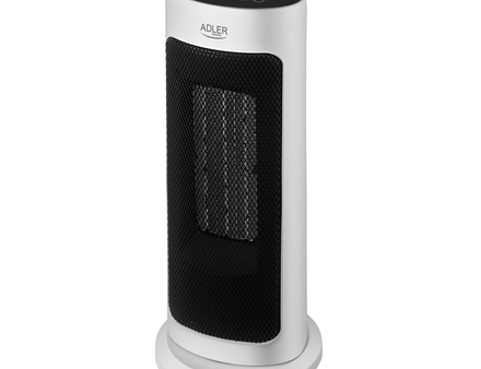 Adler | Tower Fan Heater with Timer | AD 7738 | Ceramic | 2000 W | Number of power levels 2 | Suitable for rooms up to 25 m² | White