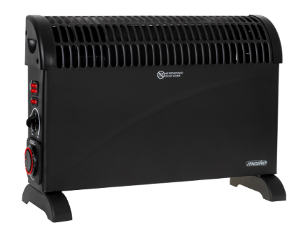 Mesko | Convector Heater with Timer and Turbo Fan | MS 7741b | Convection Heater | 2000 W | Number of power levels 3 | Black