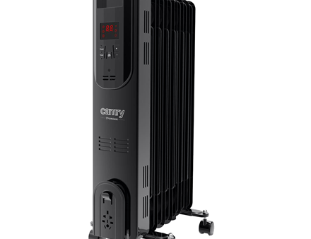 Camry | Oil-Filled Radiator with Remote Control | CR 7812 | Oil Filled Radiator | 1500 W | Number of power levels 3 | Black