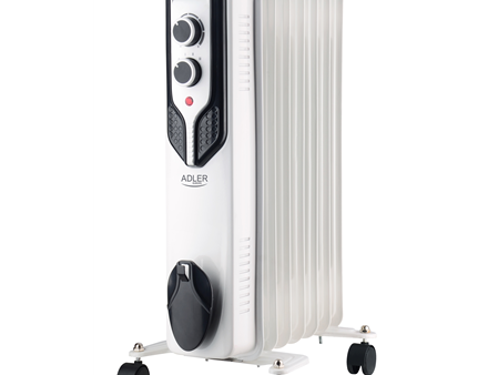 Adler | Oil-Filled Radiator | AD 7815 | Oil Filled Radiator | 1500 W | Number of power levels 3 | White