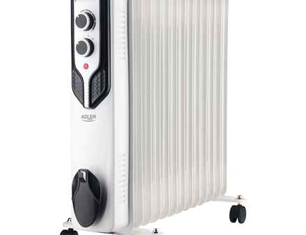 Adler | Oil-Filled Radiator | AD 7818 | Oil Filled Radiator | 2500 W | Number of power levels 3 | White