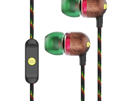 Marley | Earbuds | Smile Jamaica | Wired | In-ear | Microphone | Rasta