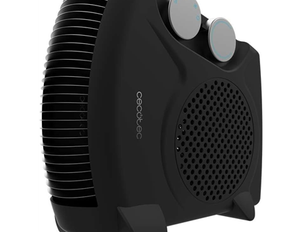 Cecotec ReadyWarm 2000 Max Dual Black | Fan heater | 2000 W | Number of power levels 3 | Suitable for rooms up to 20 m² | Black
