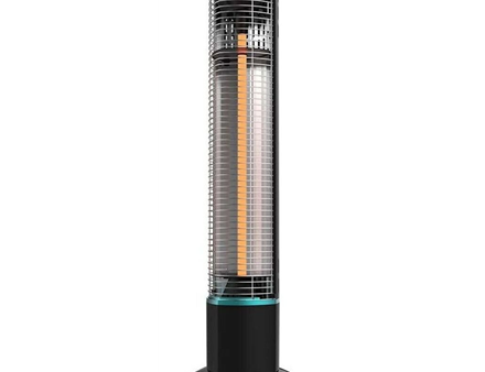 Cecotec ReadyWarm 1000 Power Tower | Halogen Heater | 1000 W | Number of power levels 2 | Black | IP55