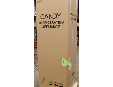 SALE OUT. Candy ECN2CQTEX206 Refrigerator, E, Freestanding, Combi, Height 205cm, Fridge net 289 L, Freezer net 120 L, Stainless steel | SALE OUT. | Candy Refrigerator | ECN2CQTEX206 | Energy efficiency class E | Free standing | Combi | Height 205 cm | No Frost system | Fridge net capacity 289 L | Freezer net capacity 120 L | 38 dB | Stainless Steel | DAMAGED PACKAGING