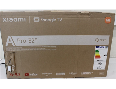 SALE OUT. Xiaomi QLED TV A Pro 2026 32" | SALE OUT. | Xiaomi QLED TV A Pro 2026 | 32" | Smart TV | Google TV | HD | Dark Gray | DAMAGED PACKAGING