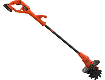 BLACK & DECKER BETL1820L-QW Tiller, Loaded, 18 V, 2 Ah